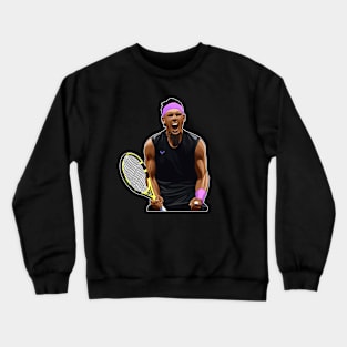 Rafael Nadal Screaming Out Crewneck Sweatshirt